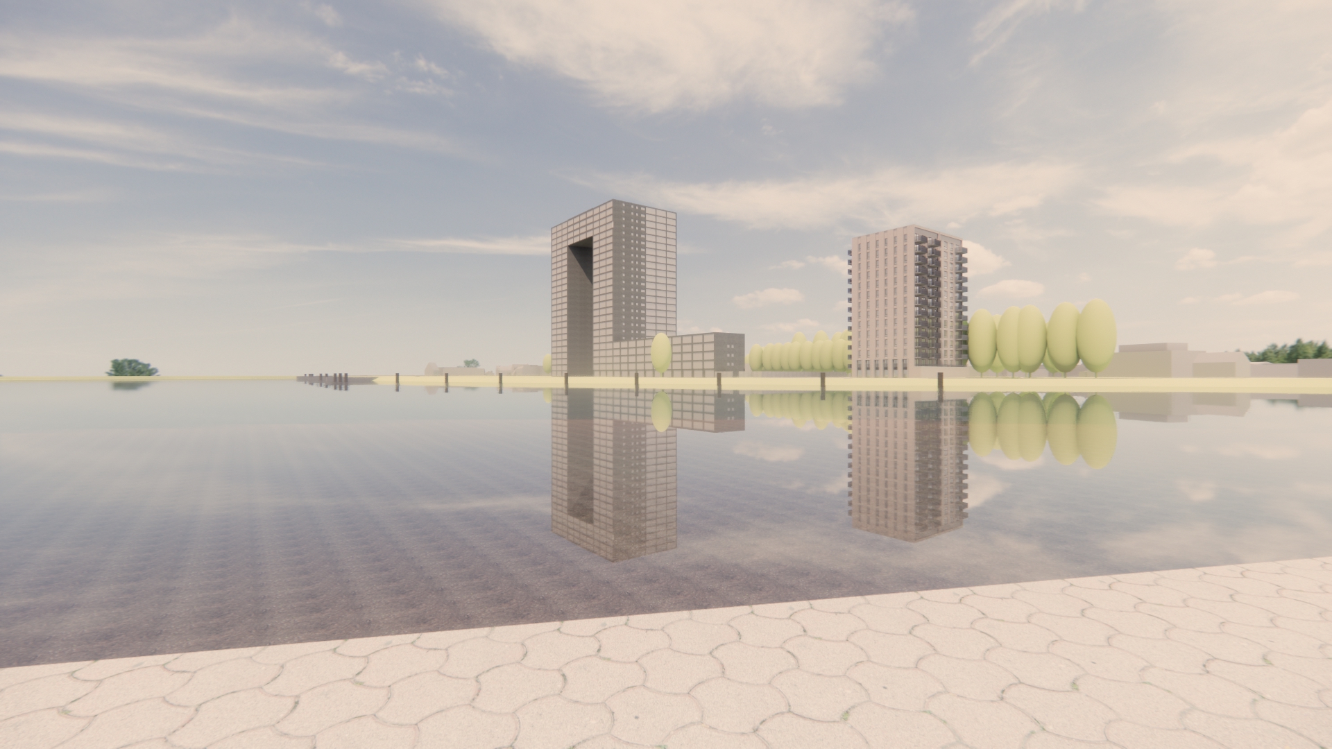 OVERZIJDE WOONSCHEPENHAVEN ABSTRACT grijs